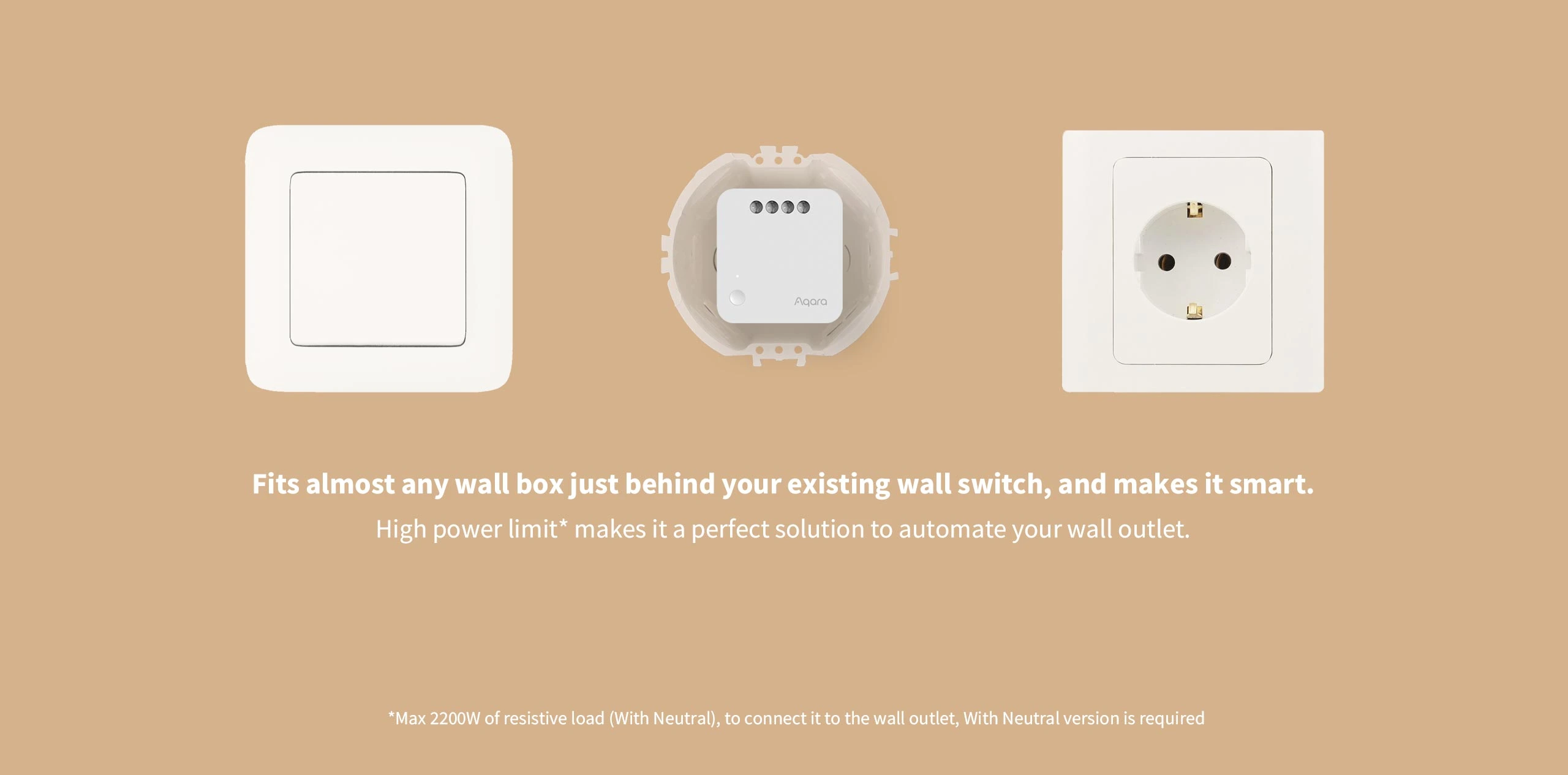 Aqara Single Switch T1 (No neutral)