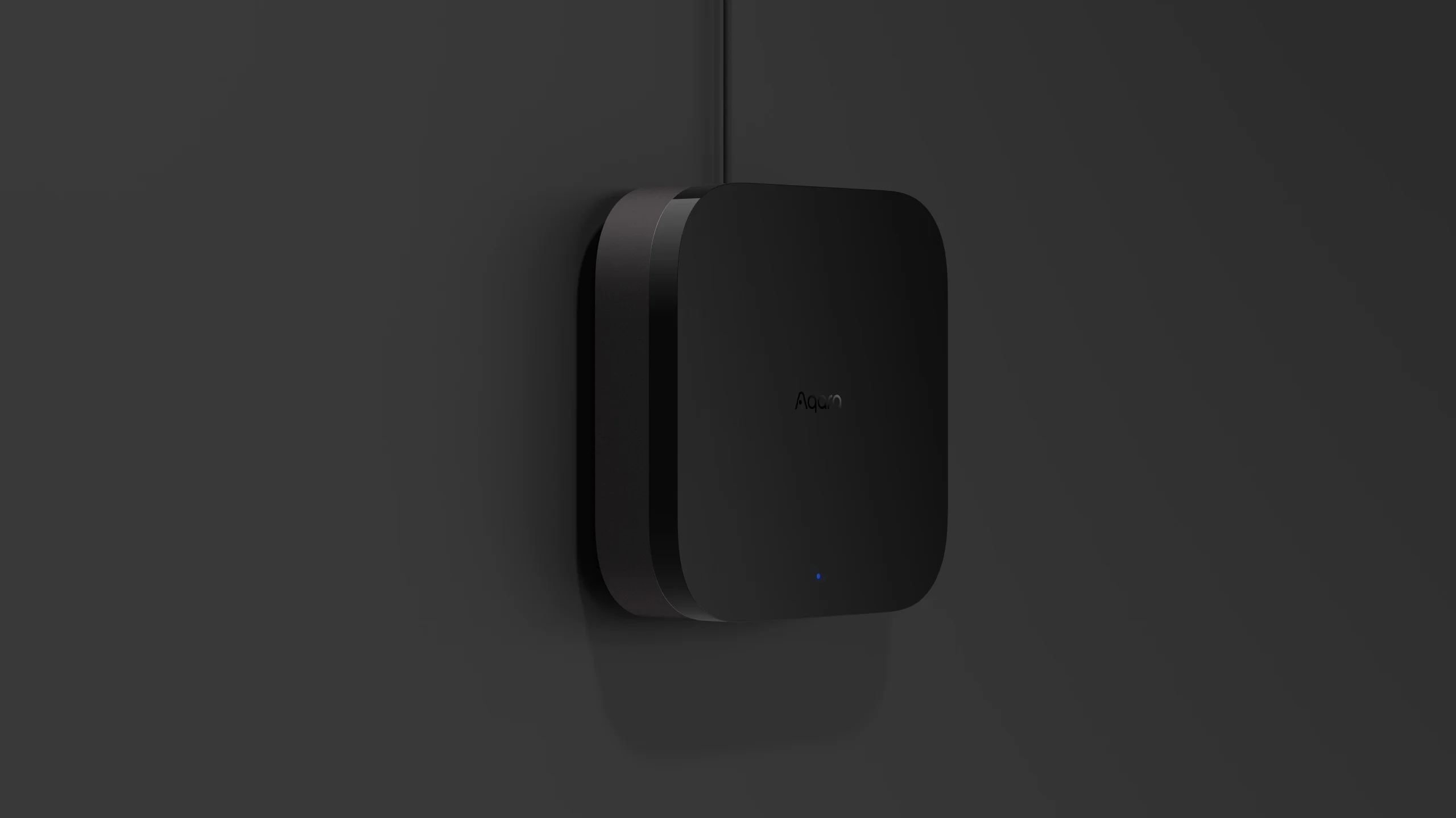 Aqara Hub M3 in zwart, centraal apparaat voor slimme thuisautomatisering