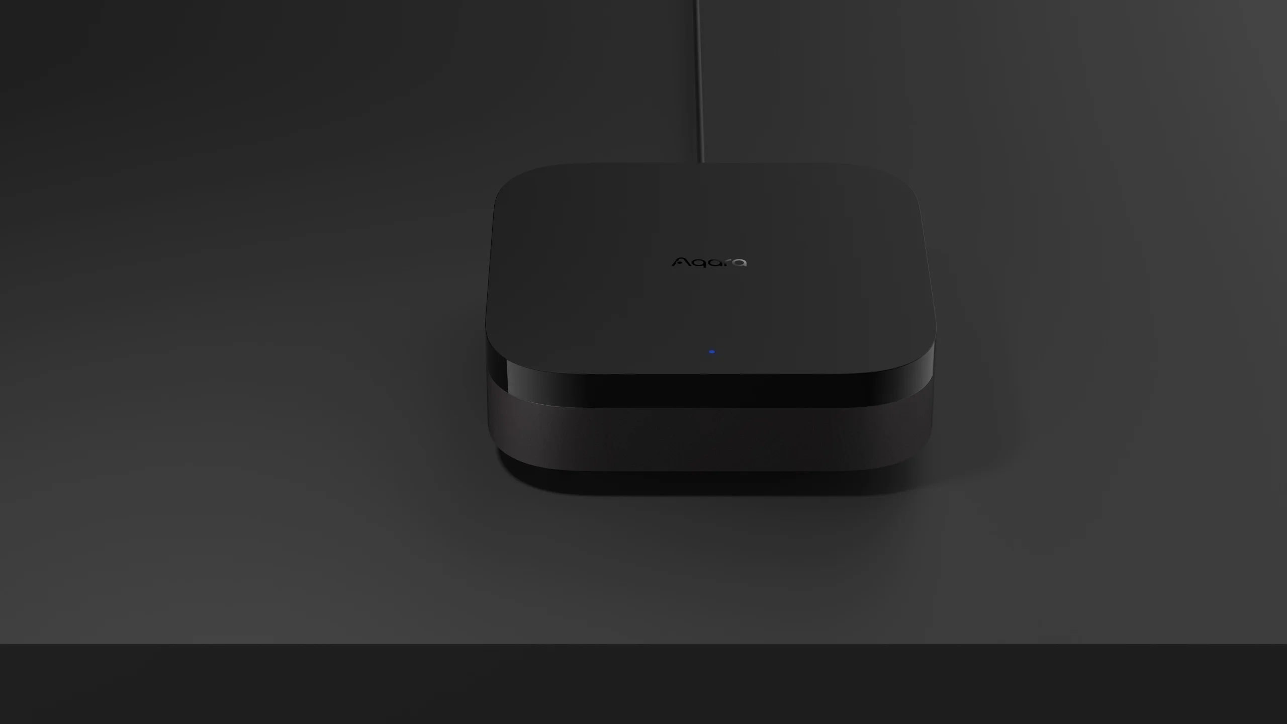 Aqara Hub M3 in zwart, centraal apparaat voor slimme thuisautomatisering